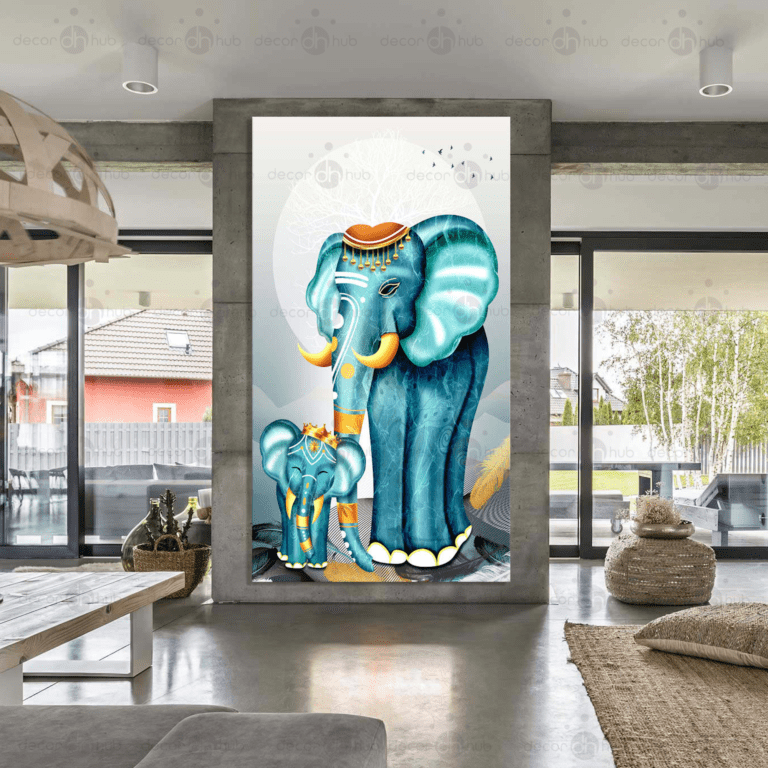 Canvas Art on 1 Panel - Elephant